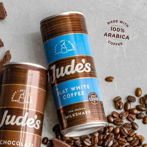 Jude's Flat White Coffee Milkshake Can