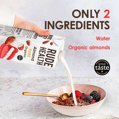 Rude Health Organic Ultimate Almond Longlife