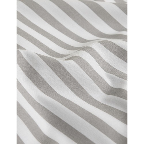 M&S Cotton Blend Simple Stripe Bedding Set, Marble, Double
