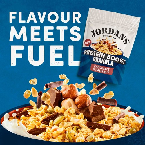 Jordans Protein Boost Chocolate & Hazelnut Granola