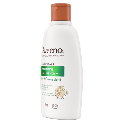Aveeno Scalp Soothing Volumising Fresh Greens Conditioner for Fine Hair