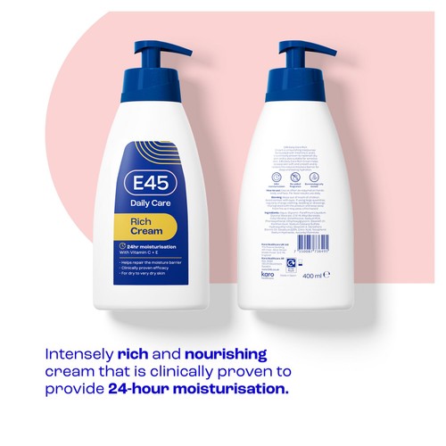 E45 Rich 24h Moisturiser Cream for Very Dry Skin