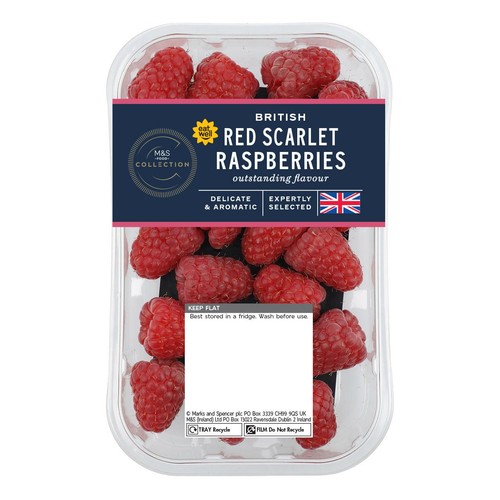 M&S Collection Red Scarlet Raspberries
