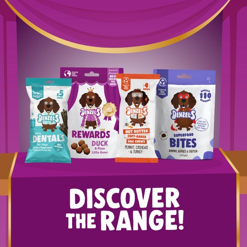 Denzel's Premium Rewards Duck & Plum Meat Dog Treats