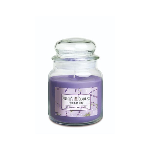 Price's English Lavender Medium Jar Candle