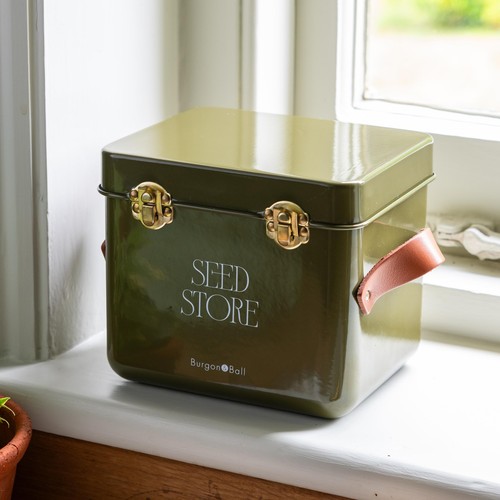 Burgon & Ball Mini Seed Store Olive