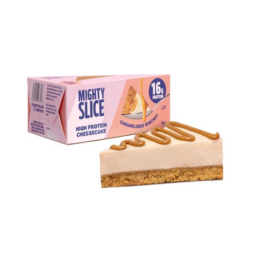 Mighty Slice High Protein Caramelised Biscuit Cheesecake Slice