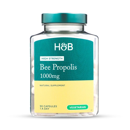 Holland & Barrett High Strength Bee Propolis 1000mg Capsules