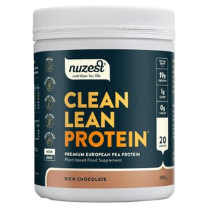 Nuzest Clean Lean Protein Premium European Pea Protein Powder Rich Chocolate 500G