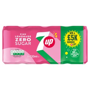 7Up Pink Lemonade 8 x 330ml