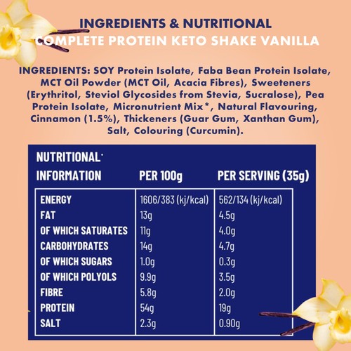 ADONiS Keto Protein Shake Vanilla