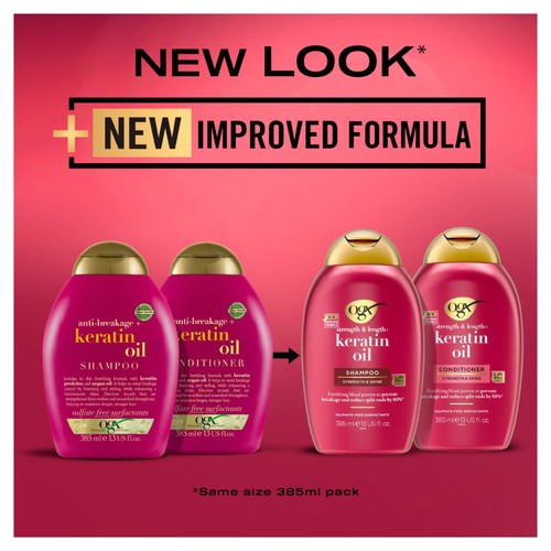 OGX Anti-Breakage+ Keratin Oil pH Balanced Conditioner