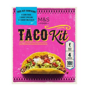 Old El Paso Mexican Garlic & Paprika Crunchy Taco Kit 308g