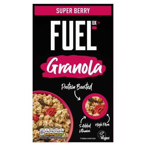 FUEL 10K Super Berry Protein Granola Breakfast Cereal