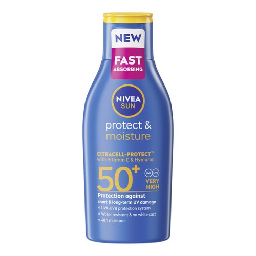 NIVEA SUN Protect & Moisture SPF 50+ Sun Lotion Travel Size