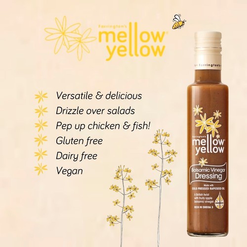Farringtons Mellow Yellow Balsamic Vinegar Dressing