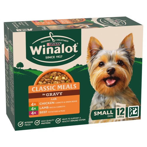 Winalot Meaty Chunks Small Dog Mixed in Gravy Wet Dog Food 