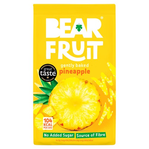 Bear Fruit Gently Baked Pineapple, 100g Bear Fruit Gently Baked Pineapple, 100g
