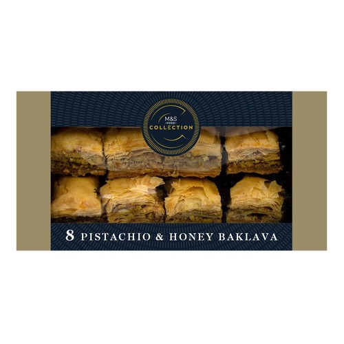 M&S Pistachio & Honey Baklava