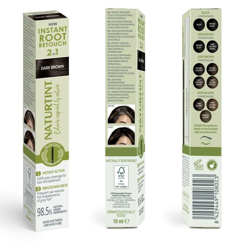 Naturtint Instant Root Re Touch 2in1 Dark Brown