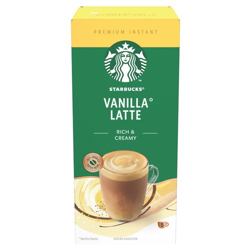 Starbucks Latte Vanilla Sachets
