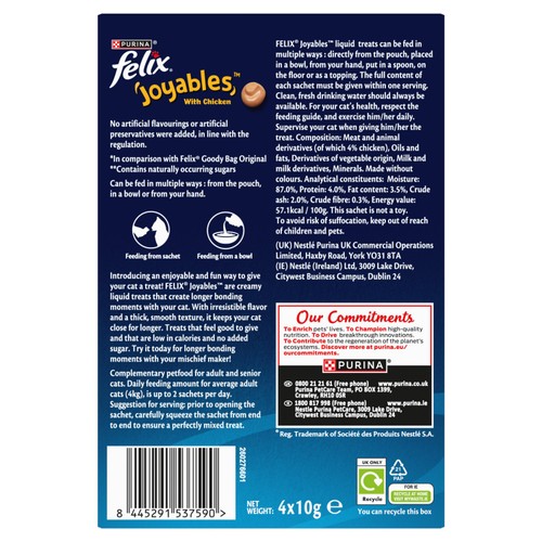 FELIX Joyables Chicken Liquid Cat Treat