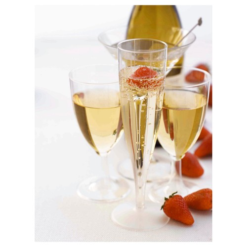 Plastic 135ml Champagne Flutes