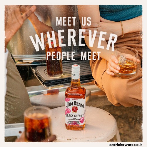 Jim Beam Black Cherry Kentucky Bourbon Whiskey