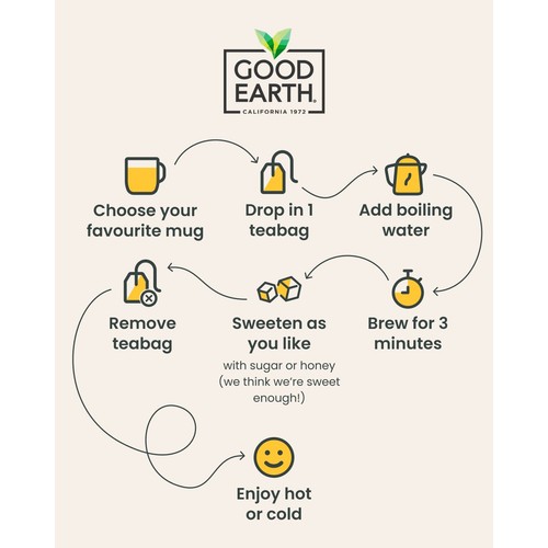Good Earth Teabags Camomile with Orange Blossom