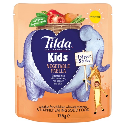 Tilda Kids Vegetable Paella Rice