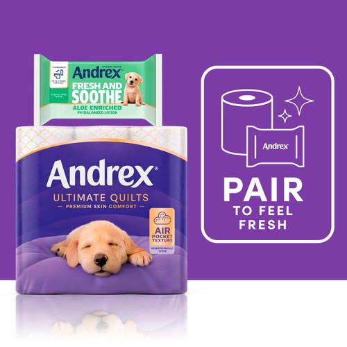 Andrex Ultimate Quilts Toilet Roll Mega Rolls