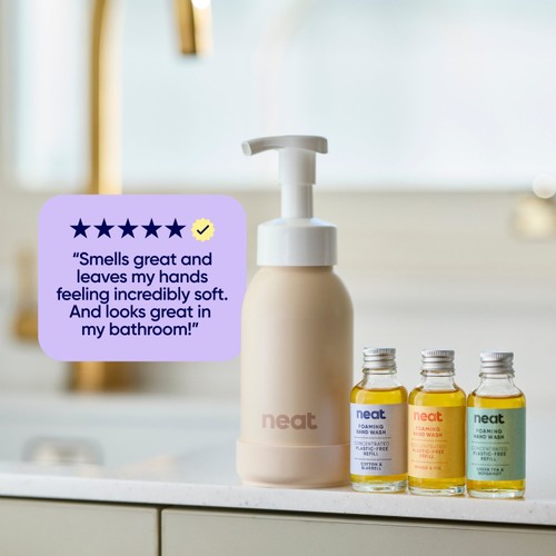 Neat Refillable Foaming Hand Wash Bottle Stone