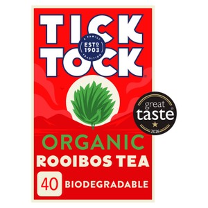Tick Tock Organic Rooibos Green Tea Bags