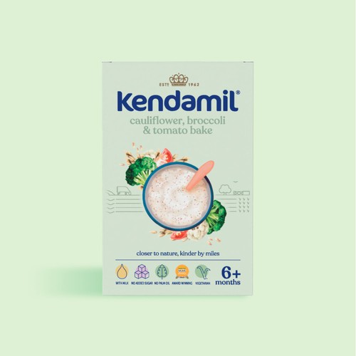 Kendamil Cauliflower Broccoli & Tomato Bake Cereal