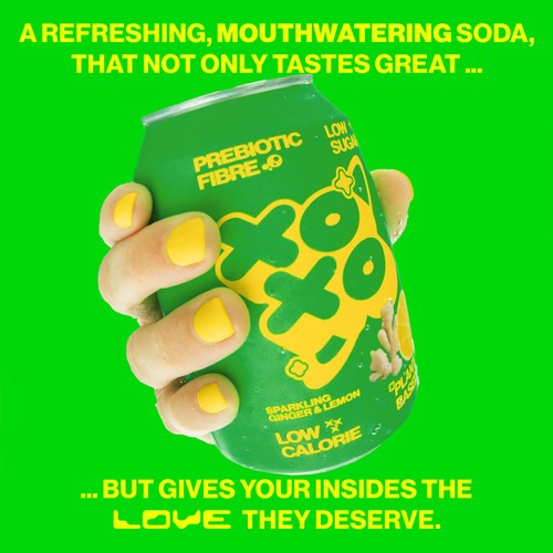 XOXO Sparkling Ginger & Lemon