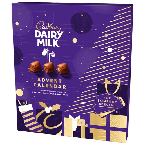 Cadbury Dairy Milk Chocolate Mixed Chunk Advent Calendar