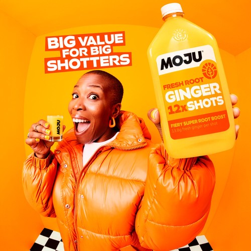 MOJU XL Ginger Dosing Bottle 12x Shots