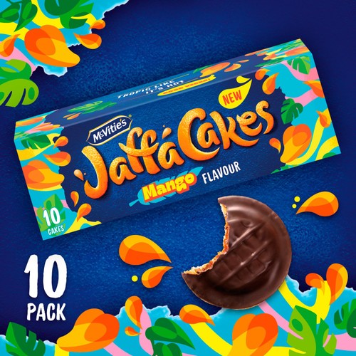 McVitie's Jaffa Cakes Original Chocolate Biscuits Mango Flavour