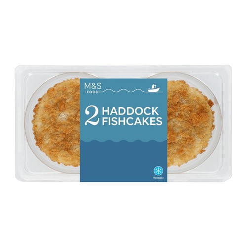 M&S 2 Haddock Fillet Fishcakes
