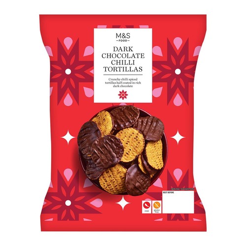 M&S Dark Chocolate Habanero Chilli Tortilla Chips