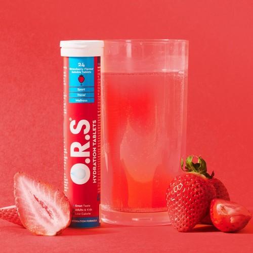 ORS Strawberry Hydration Tablets