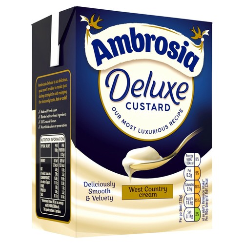 Ambrosia Deluxe Ready To Serve Custard Carton