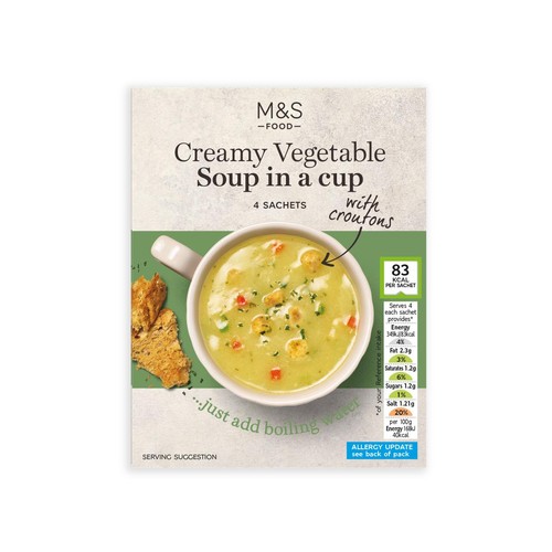 M&S Creamy Vegetable Cup Soup