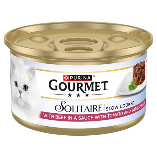 Gourmet Solitaire Beef Wet Cat Food