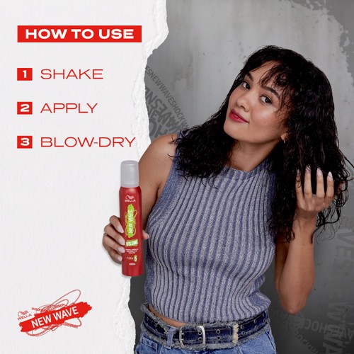 Wella Shockwaves Volume Mousse
