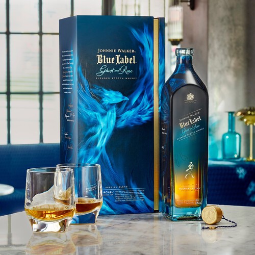 希少JohnnieWalker BlueLabel Ghost and Rare ジョニーウォーカー ブルー 「ゴースト&レア」 ブローラ