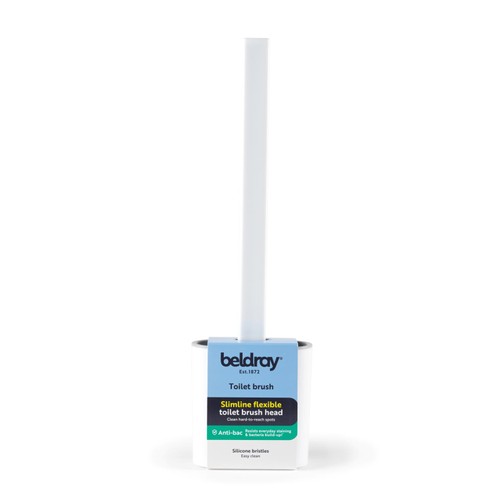 Beldray Antibac Slimline Toilet Brush White