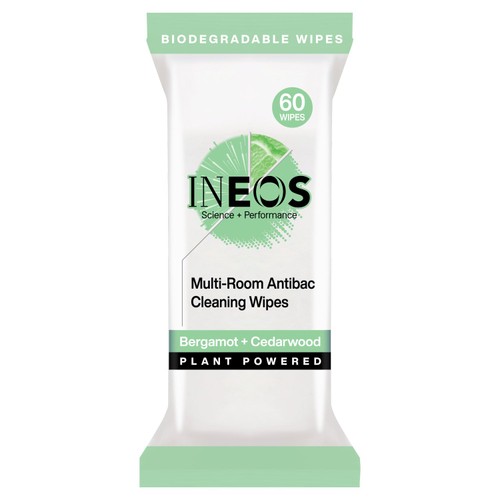 INEOS Antibac Multi-Room Surface Wipes Bergamot + Cedarwood