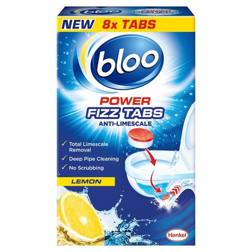 Bloo Power Fizz Tabs Anti-Limescale Lemon