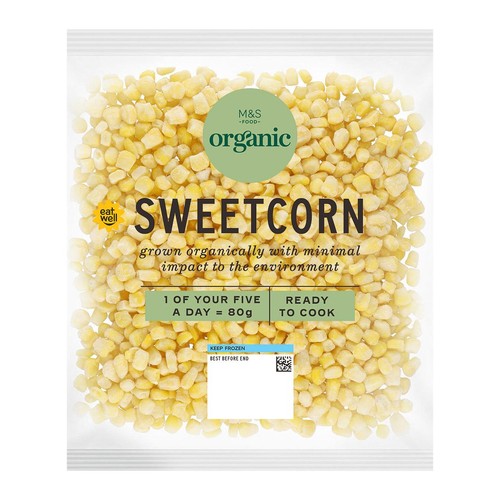 M&S Organic Sweetcorn Frozen